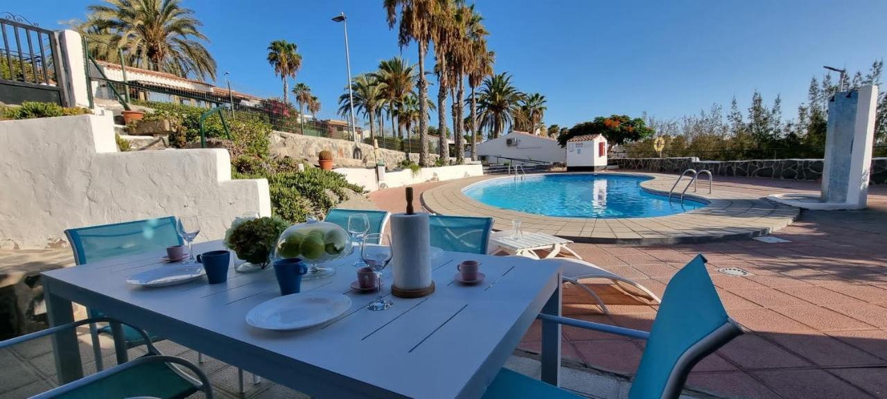 Arguineguin, Two Bedrooms Bungalow, Pool & Wifi Exteriör bild